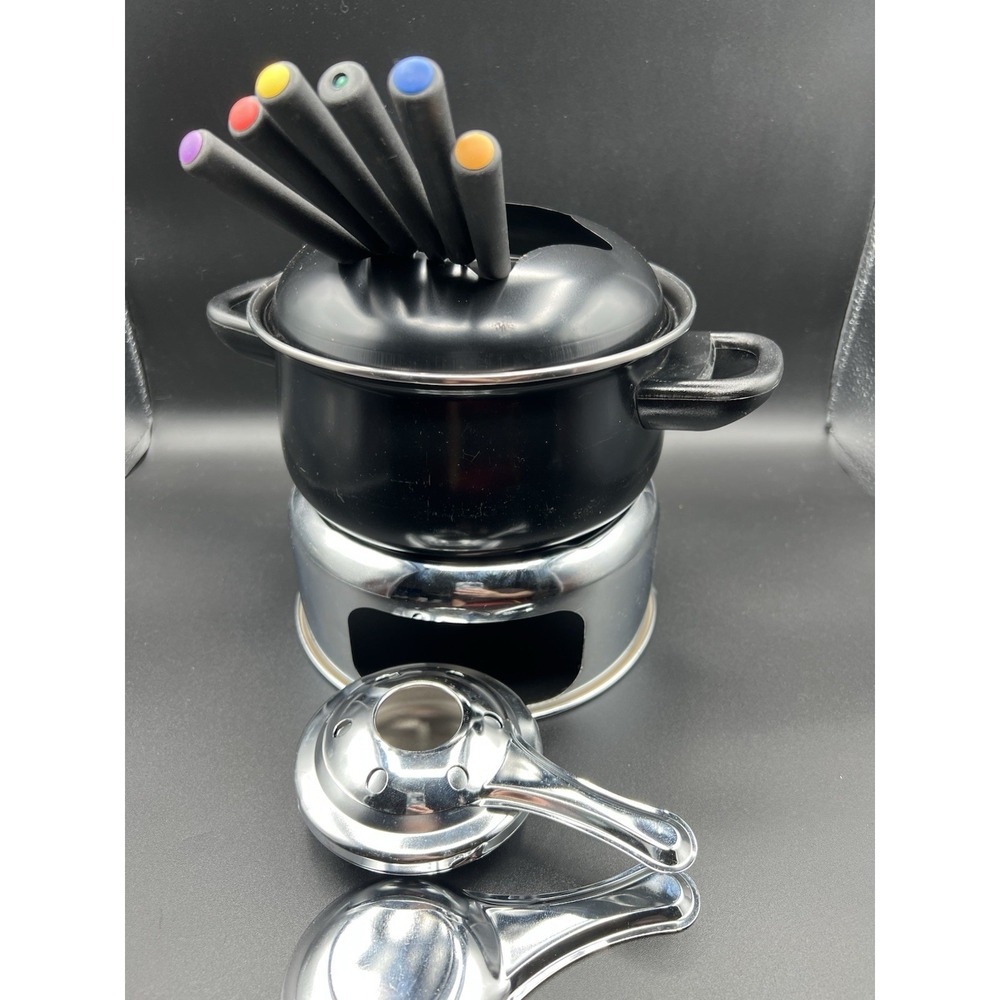 Stainless Steel Quality Cheese, Chocolate or Shrimp Fondue Pot